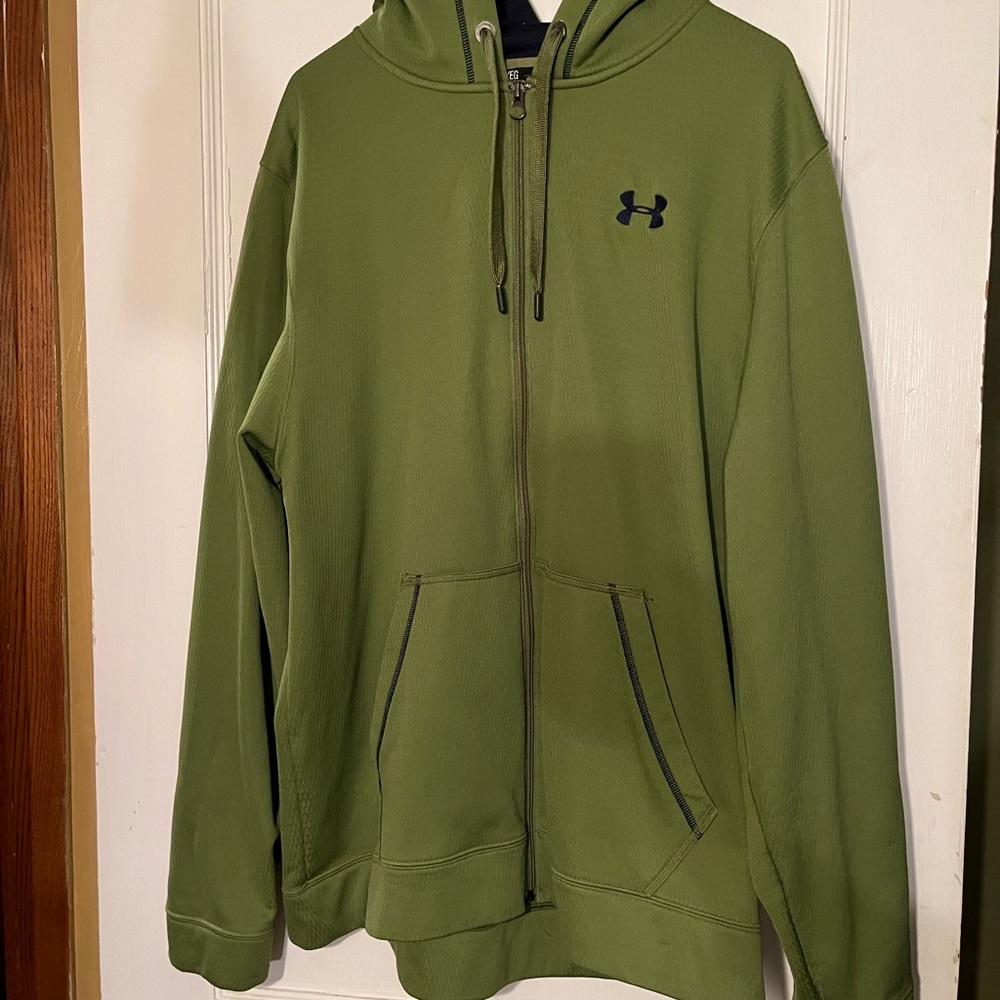 Men’s XL Under Armour Zip Up Green